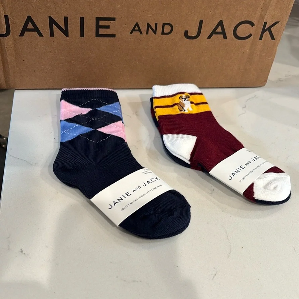 Janie and Jack Boys Socks Set Bundle NWT